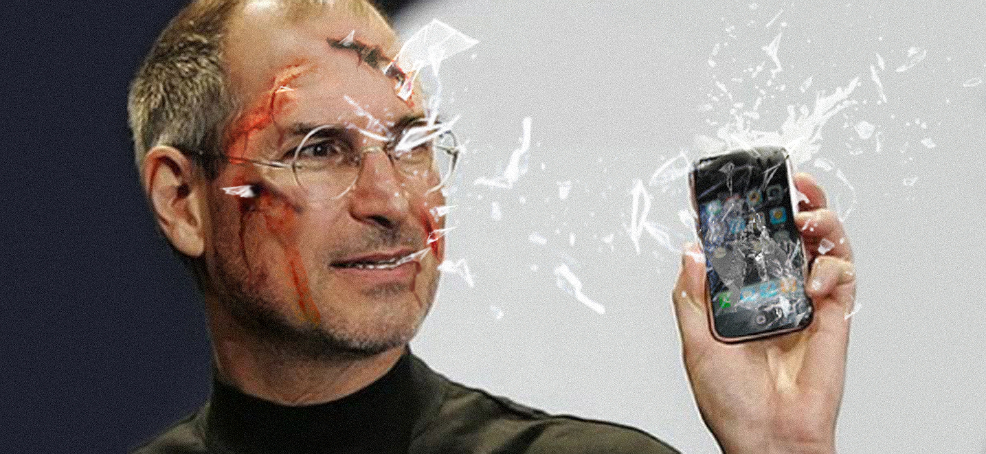 Steve Jobs suffers horrendous injuries while demonstrating the new iPhone 3GS BAM!