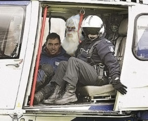  Tim Holding and partner Abominable Snowman being rescued
