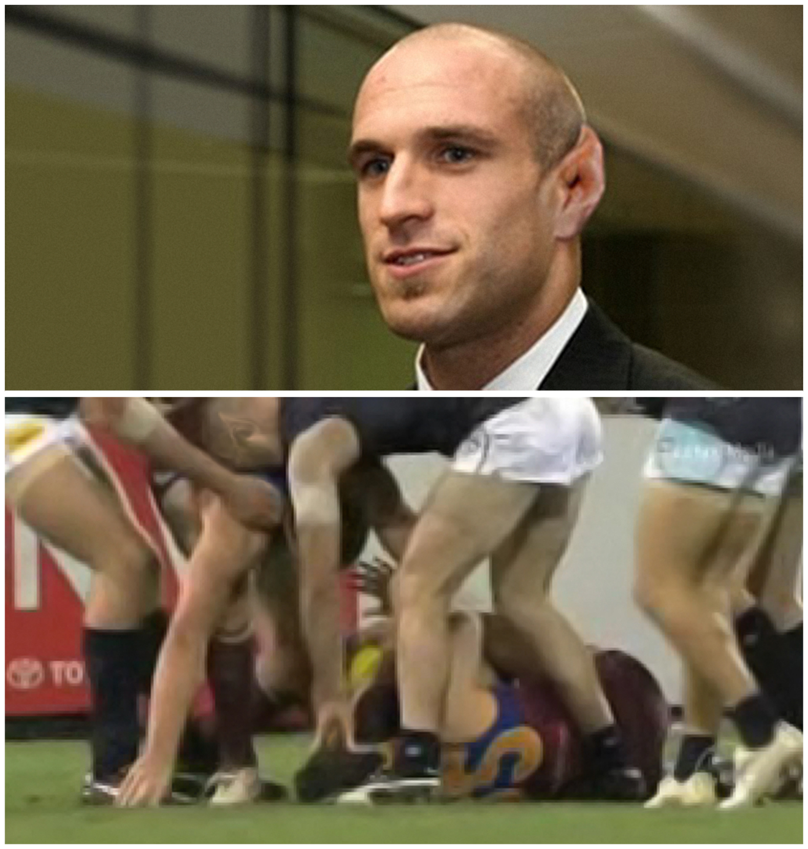 A scene from the controversial footage of Judd applying the Mind Meld. His Vulcan ears can be seen, revealing his true identity.