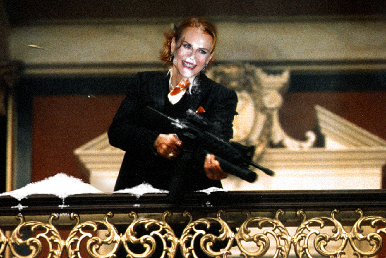 Nicole Kidman Cocaine Frenzy - Nic declares war on the Columbians who are muscling in on her territory.