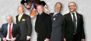 Max Markson with his clients Max Markson